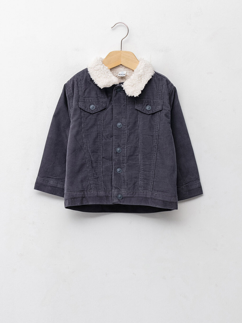 Long Sleeve Basic Velvet Baby Boy Jacket