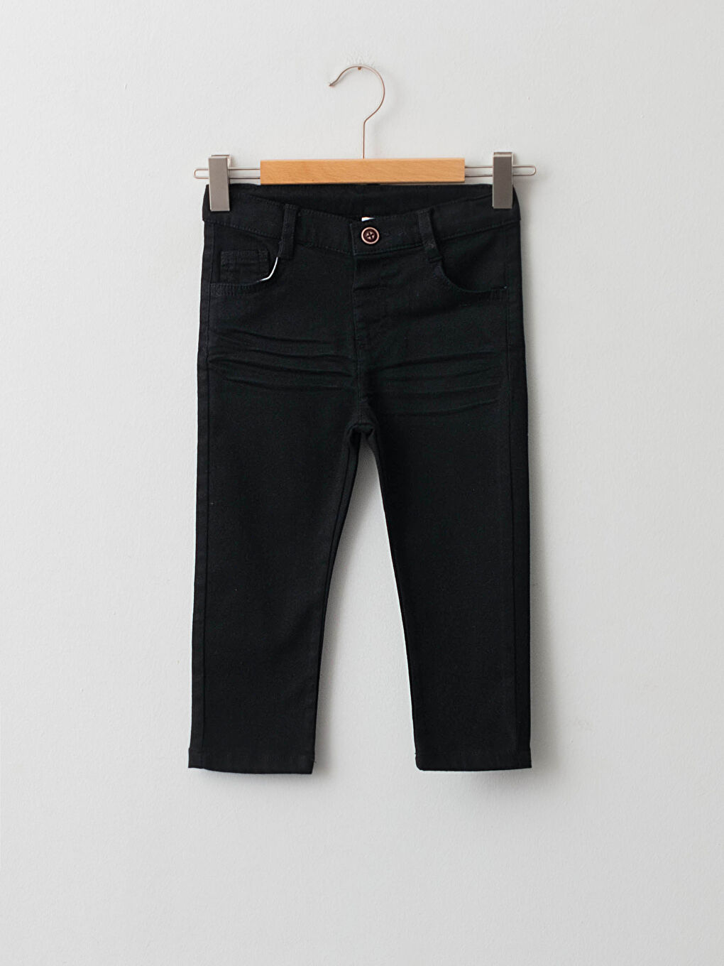 Тънък модел основен панталон за бебета момчета-2