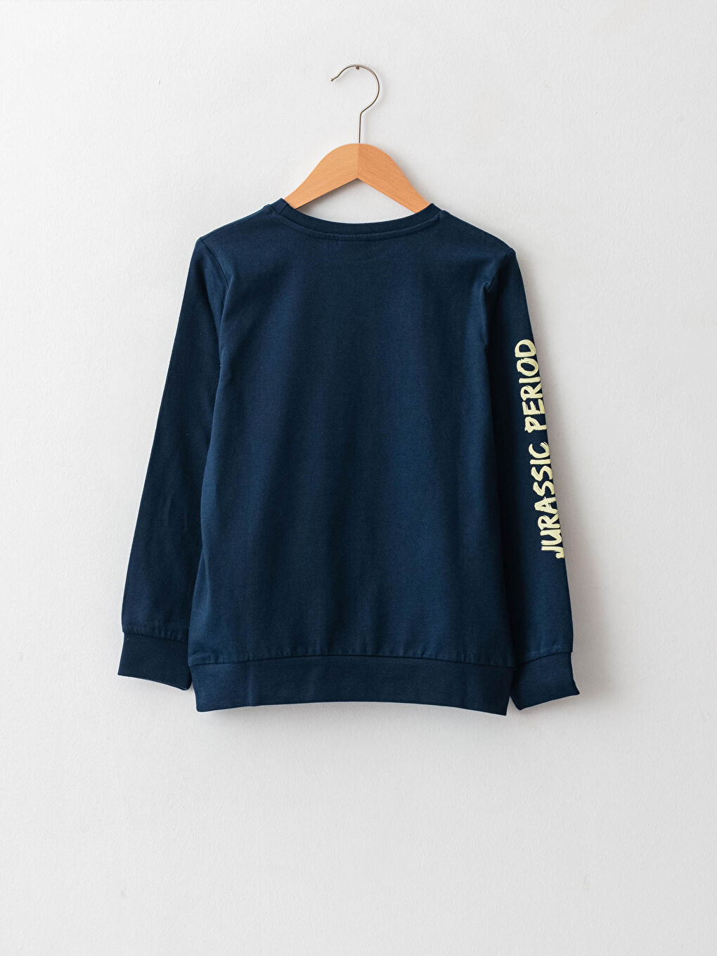 LCW Kids Rundhalsausschnitt Bedrucktes Langarm Baumwolle Jungen T-Shirt -W18350Z4-JC7