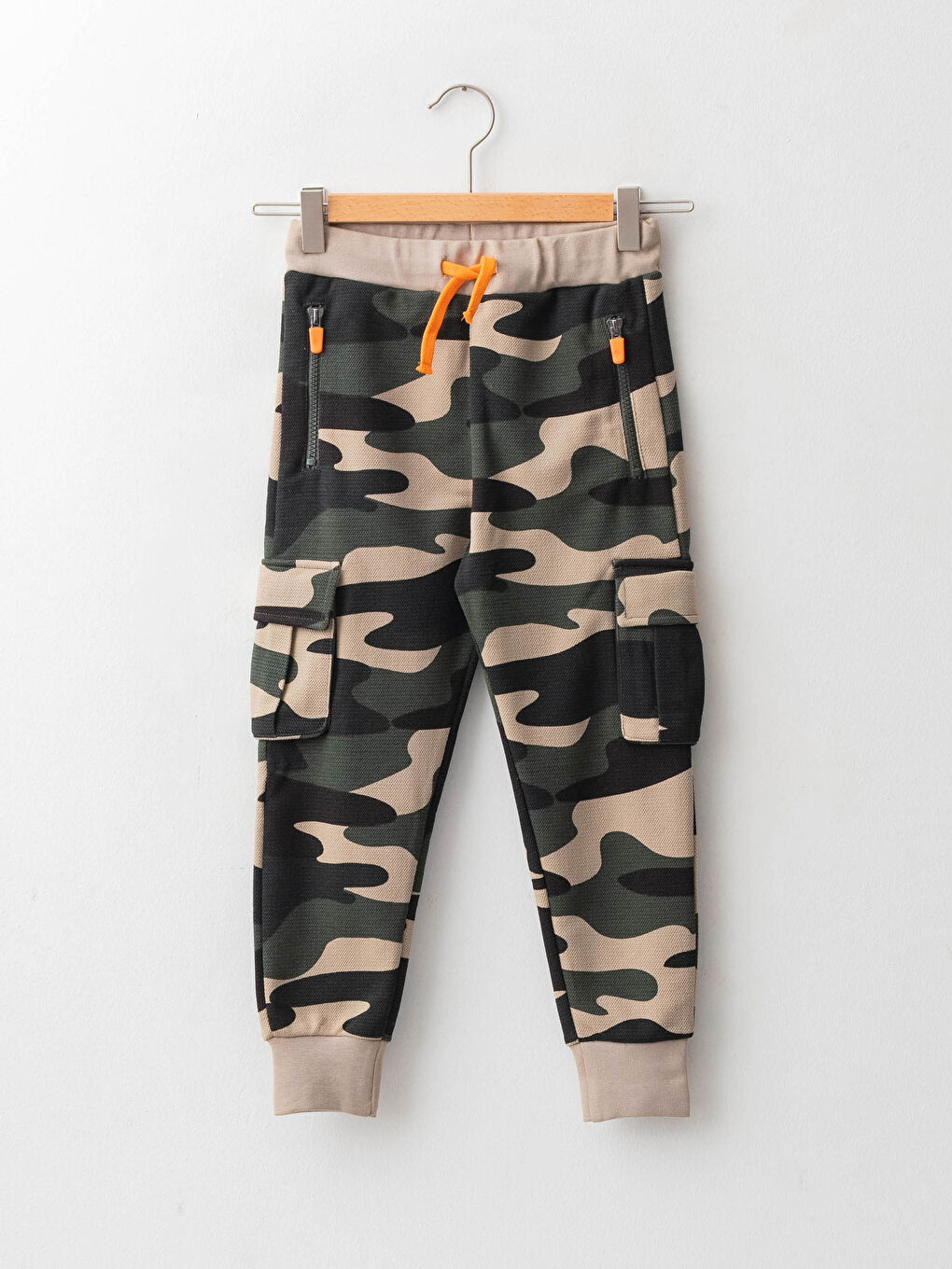 Спортивные джоггеры:Эластичные Спортивные Штаны-Джоггеры Для Мальчиков С Камуфляжным Принтом И Карманами