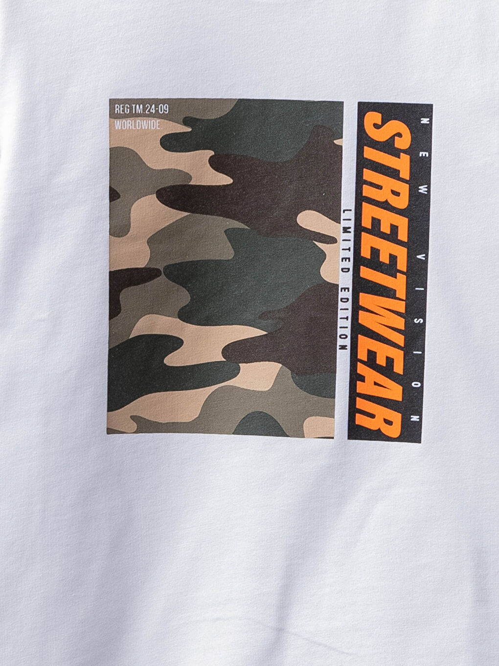 Crew Neck Printed Long Sleeve Boys' T-Shirt-2