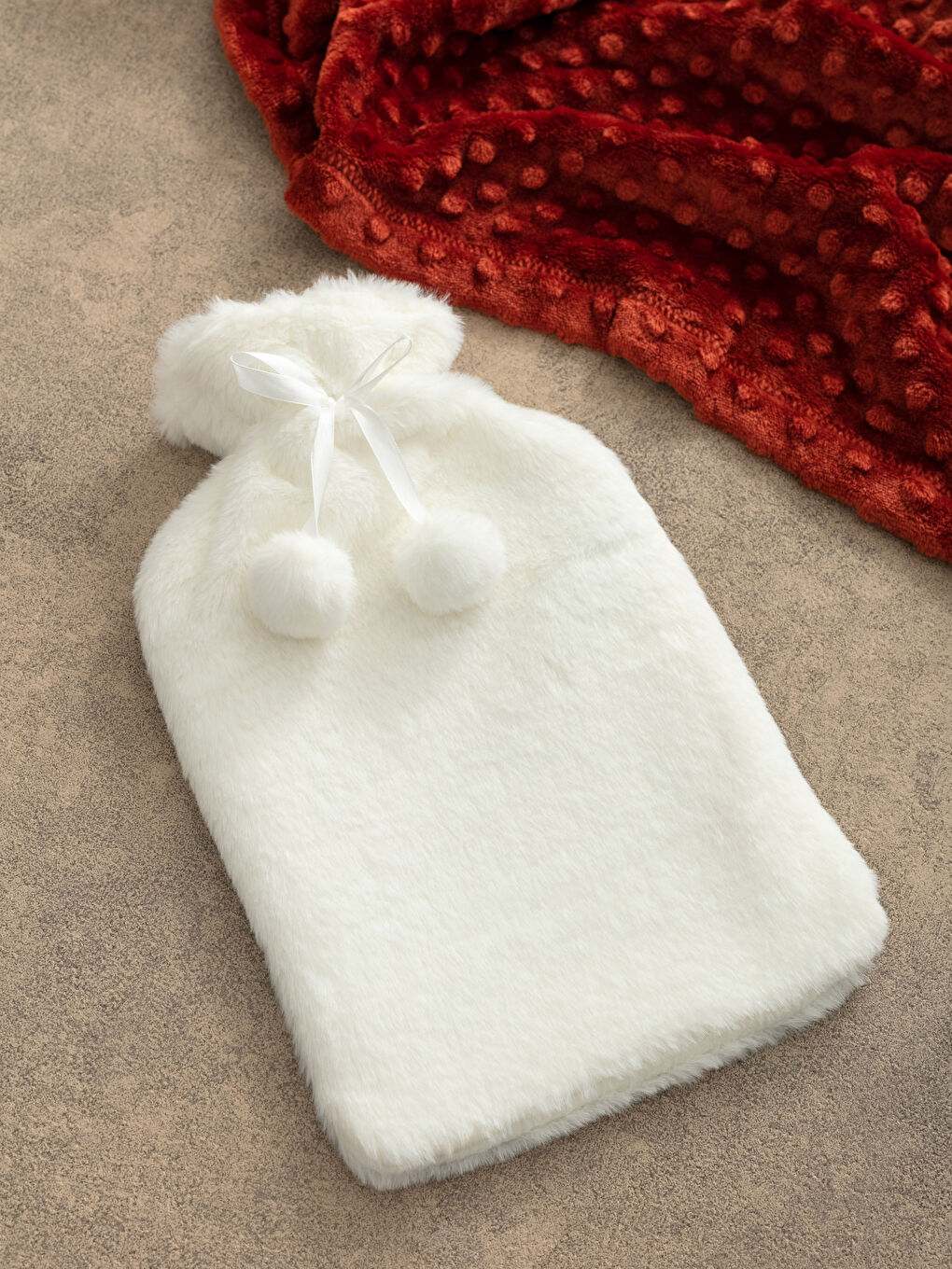 Pelüş Kılıflı Sıcak Su Torbası 42x36x28 cm