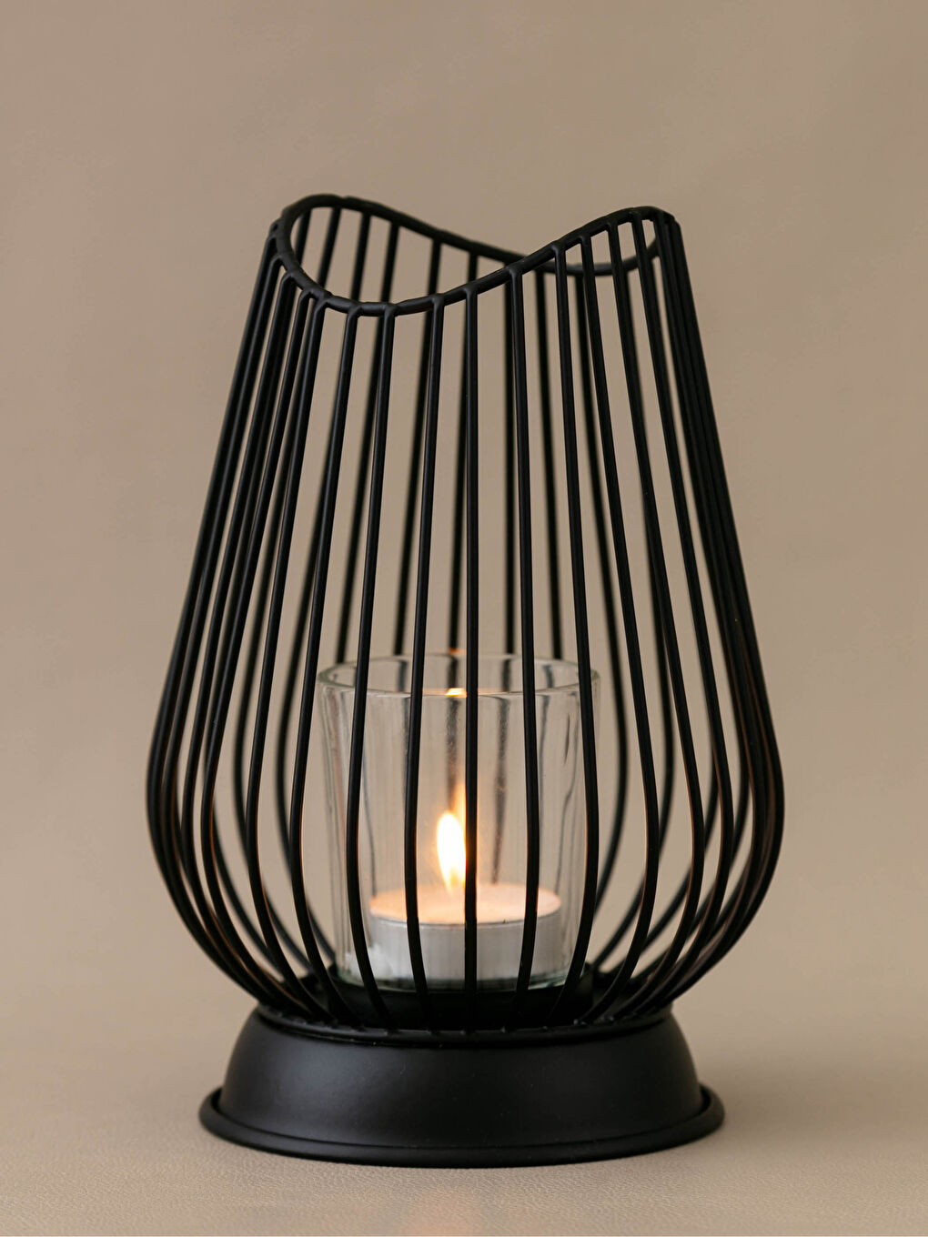 Metal Dekoratif Mumluk 12x12x17 cm