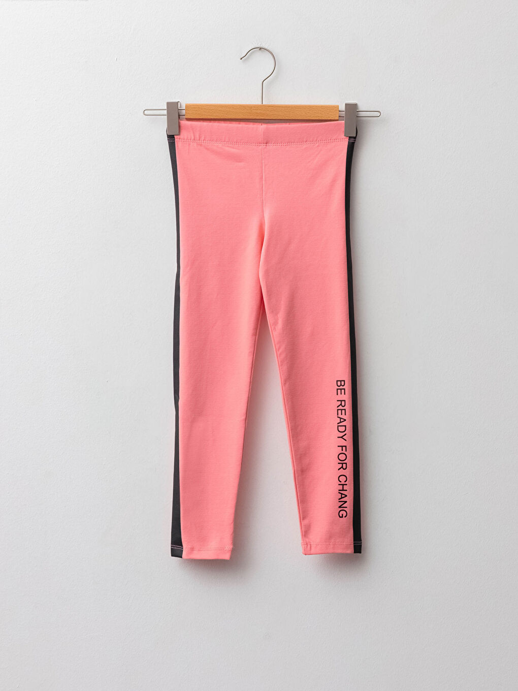 Girls' Printed Long Leggings with Elastic Waist