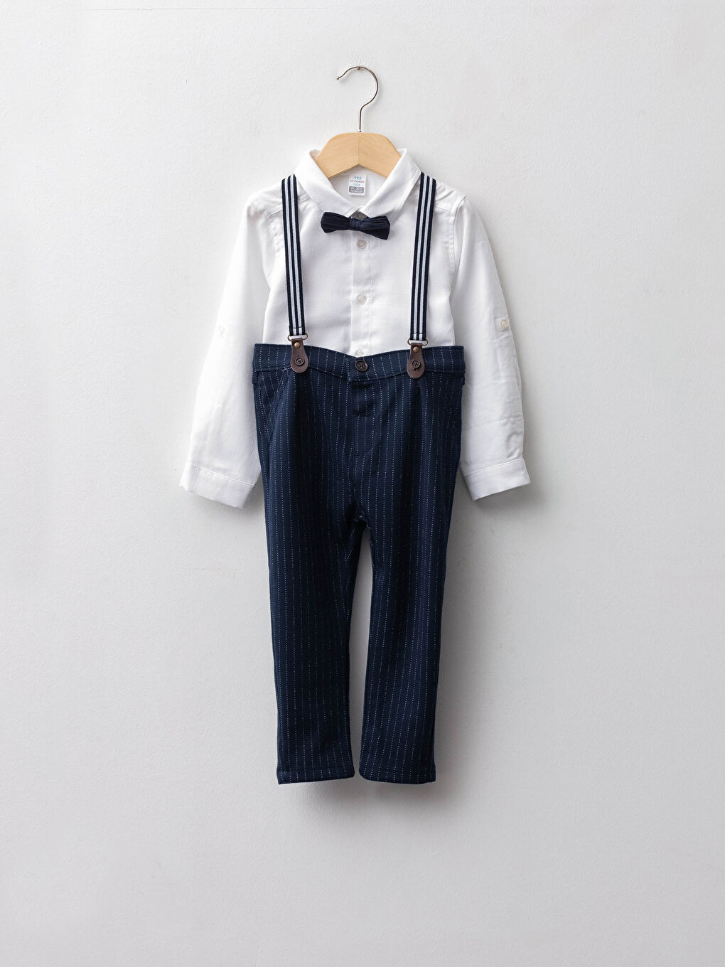 Ekru Uzun Kollu Basic Erkek Bebek 4'lü Takım