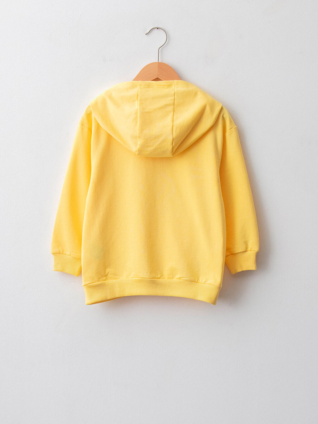 Hooded Printed Long Sleeve Girls' Sweatshirt-1