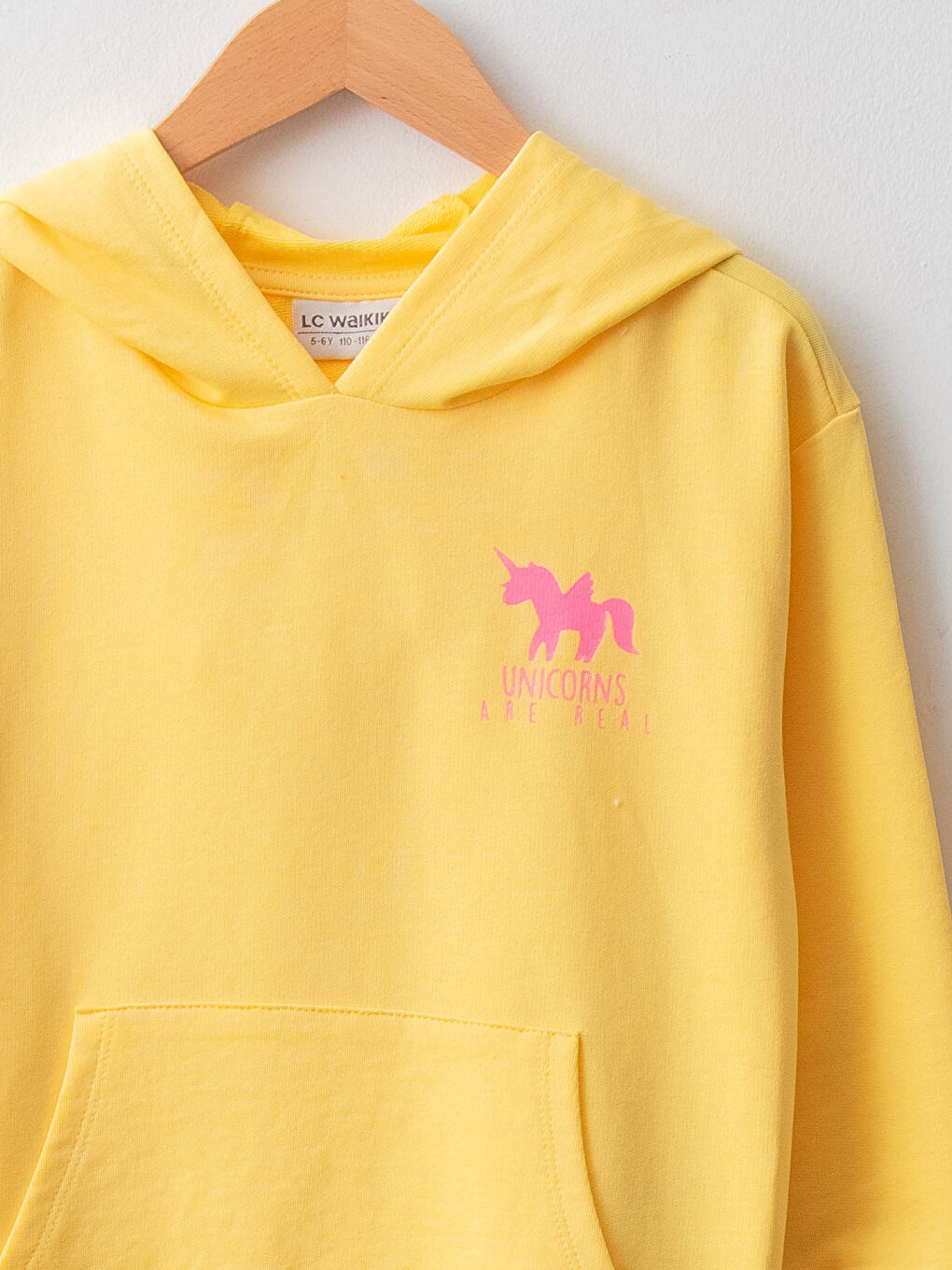 Hooded Printed Long Sleeve Girls' Sweatshirt-2