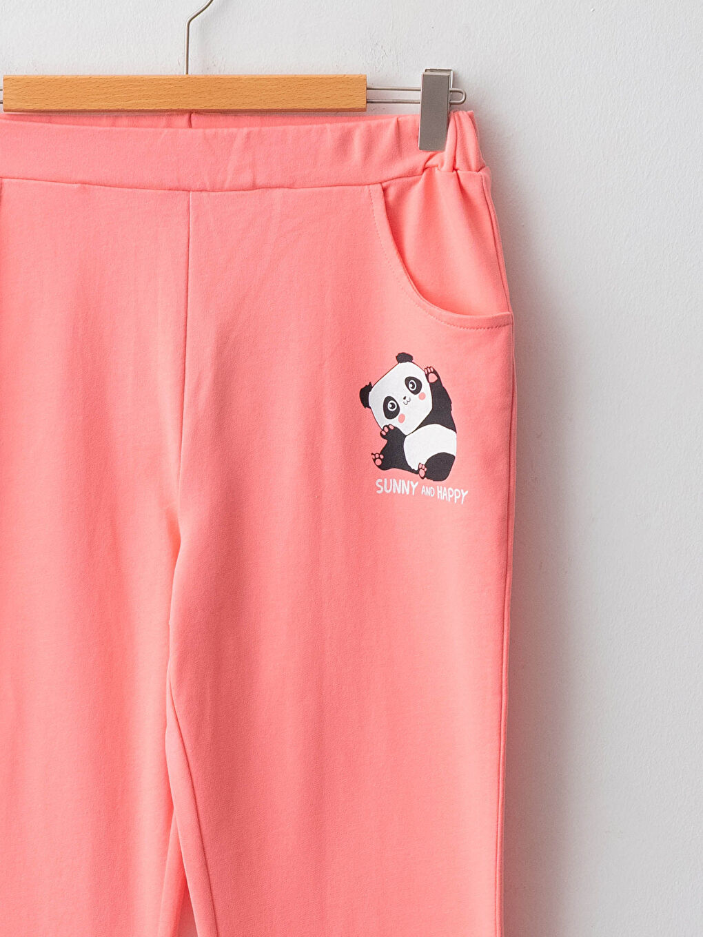 Elastic Waist Printed Girl Jogger Sweatpants-2