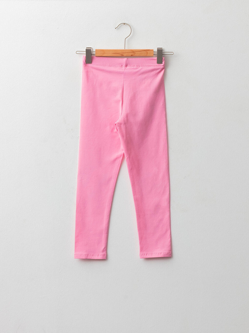 Elastic Waist Minnie Mouse Printed Cotton Girls Long Leggings-1