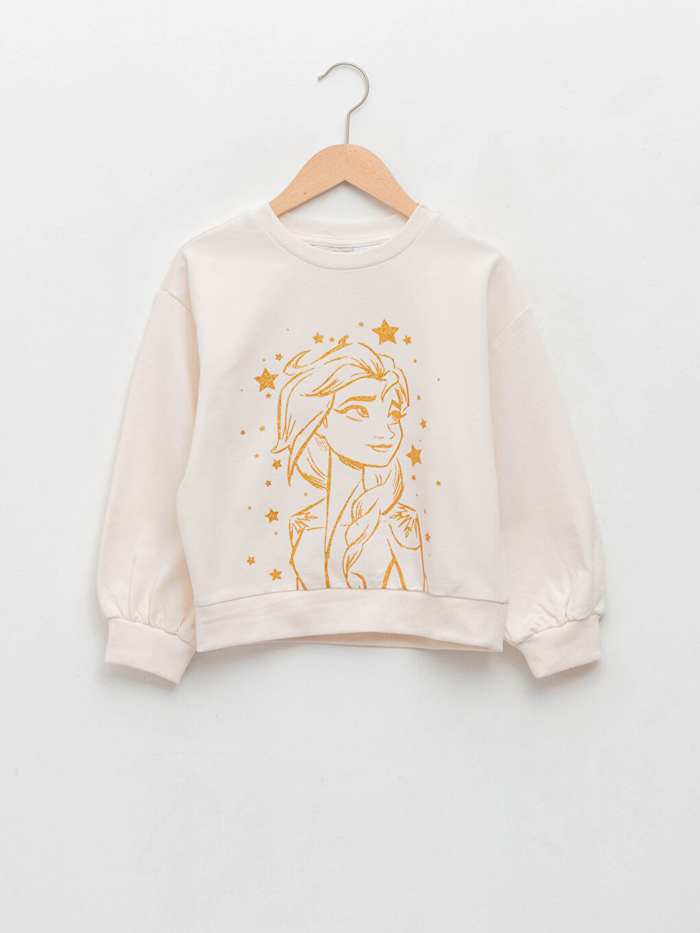 Sweat-shirt pour Filles à Col Rond Elsa Imprimé à Manches Longues