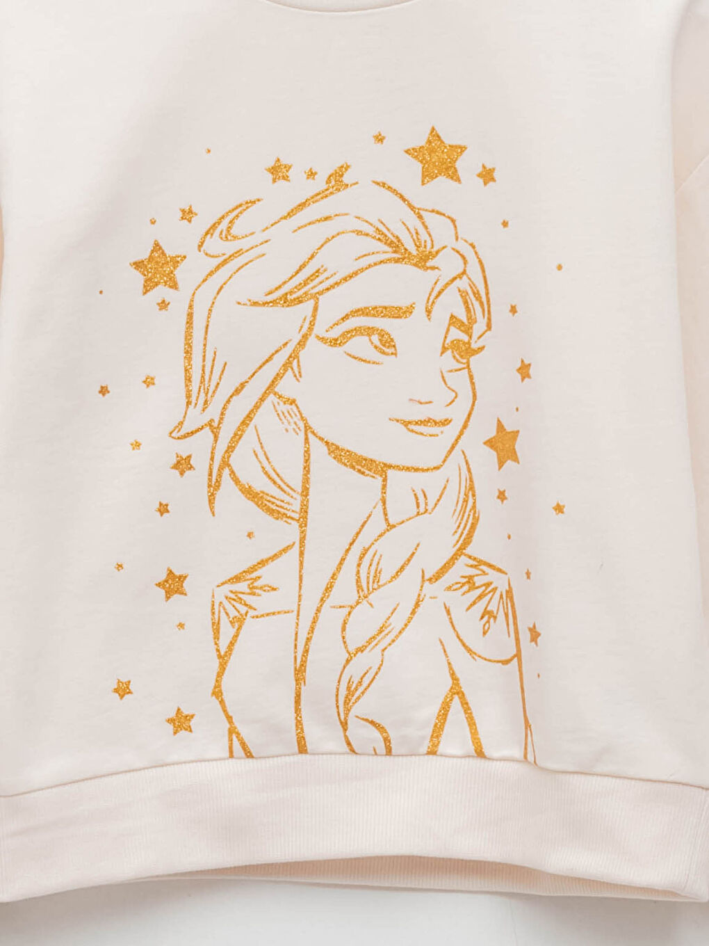 Sweat-shirt pour Filles à Col Rond Elsa Imprimé à Manches Longues-2