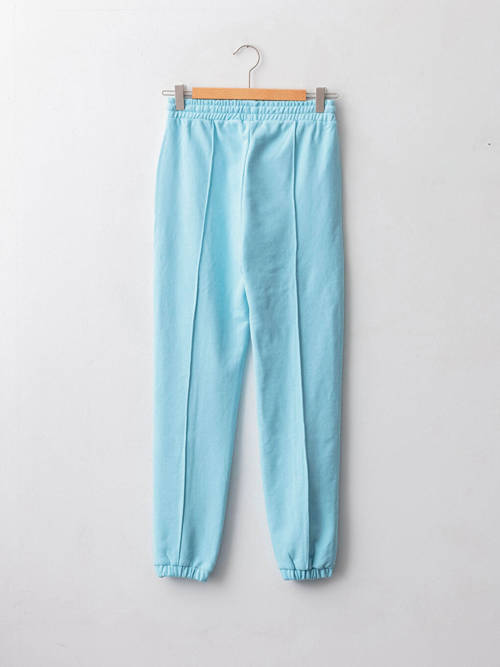 Спортивные джоггеры для девочек с принтом и эластичным поясом-1