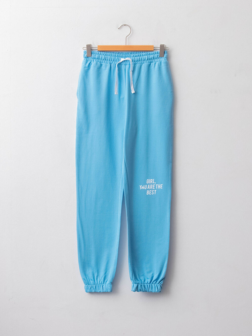 Elastic Waist Printed Girl Jogger Sweatpants