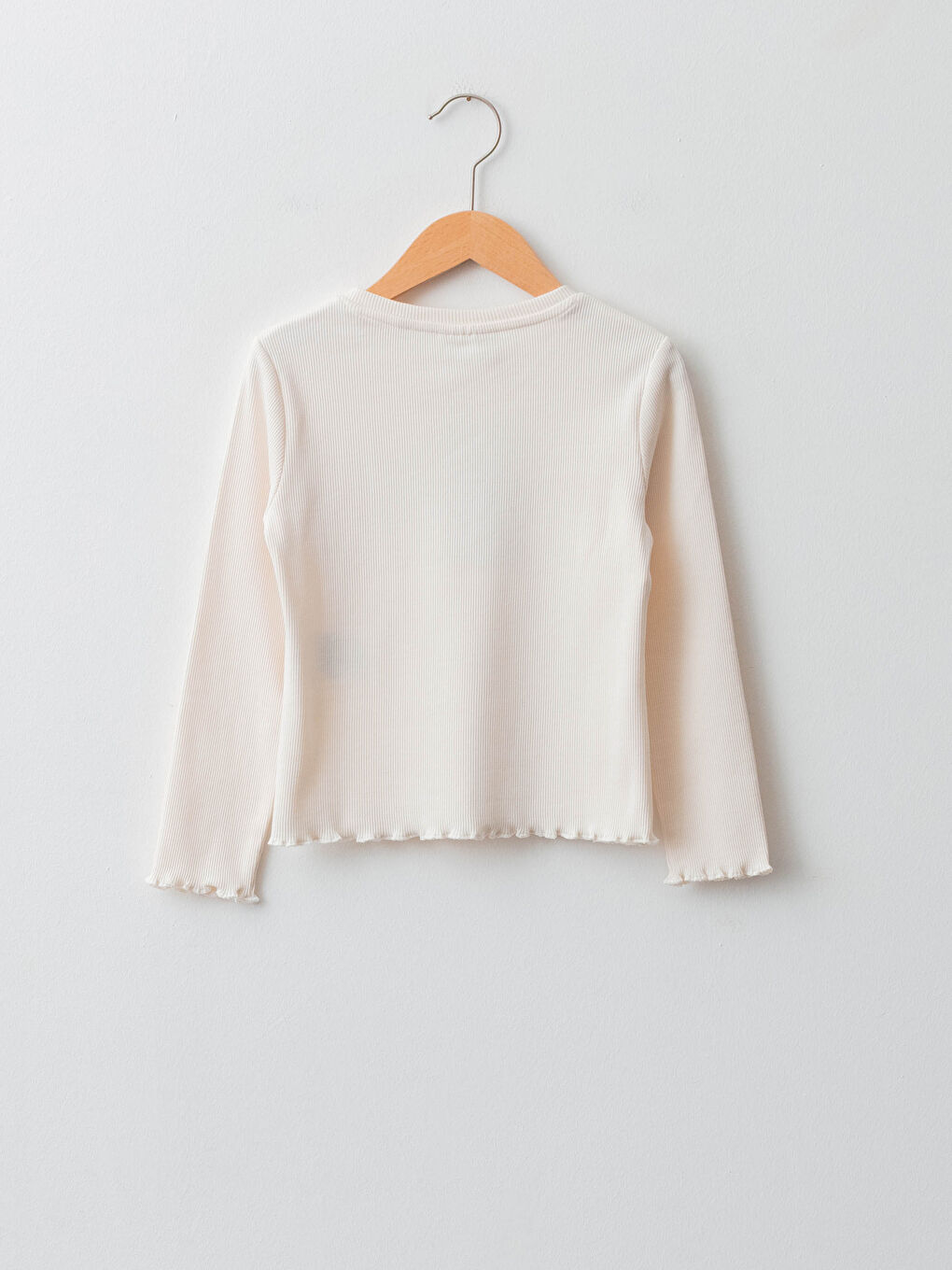 LCW Kids Crew Neck Printed Long Sleeve Girls' T-Shirt -W19921Z4-FRC