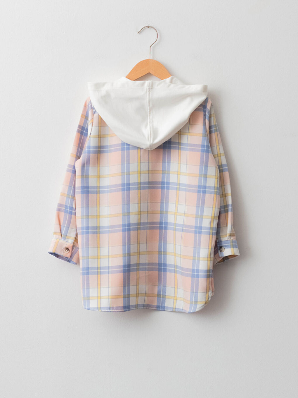 LCW Kids Kapuzenshirt mit Karo und Langarm für Mädchen -W1AB02Z4-LNQ