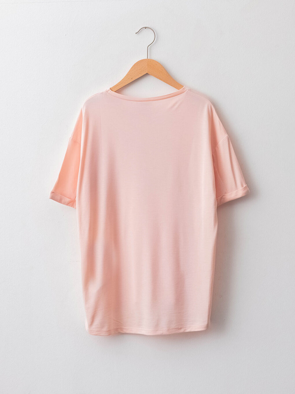 Crew Neck Printed Short Sleeve Girls' T-Shirt-1