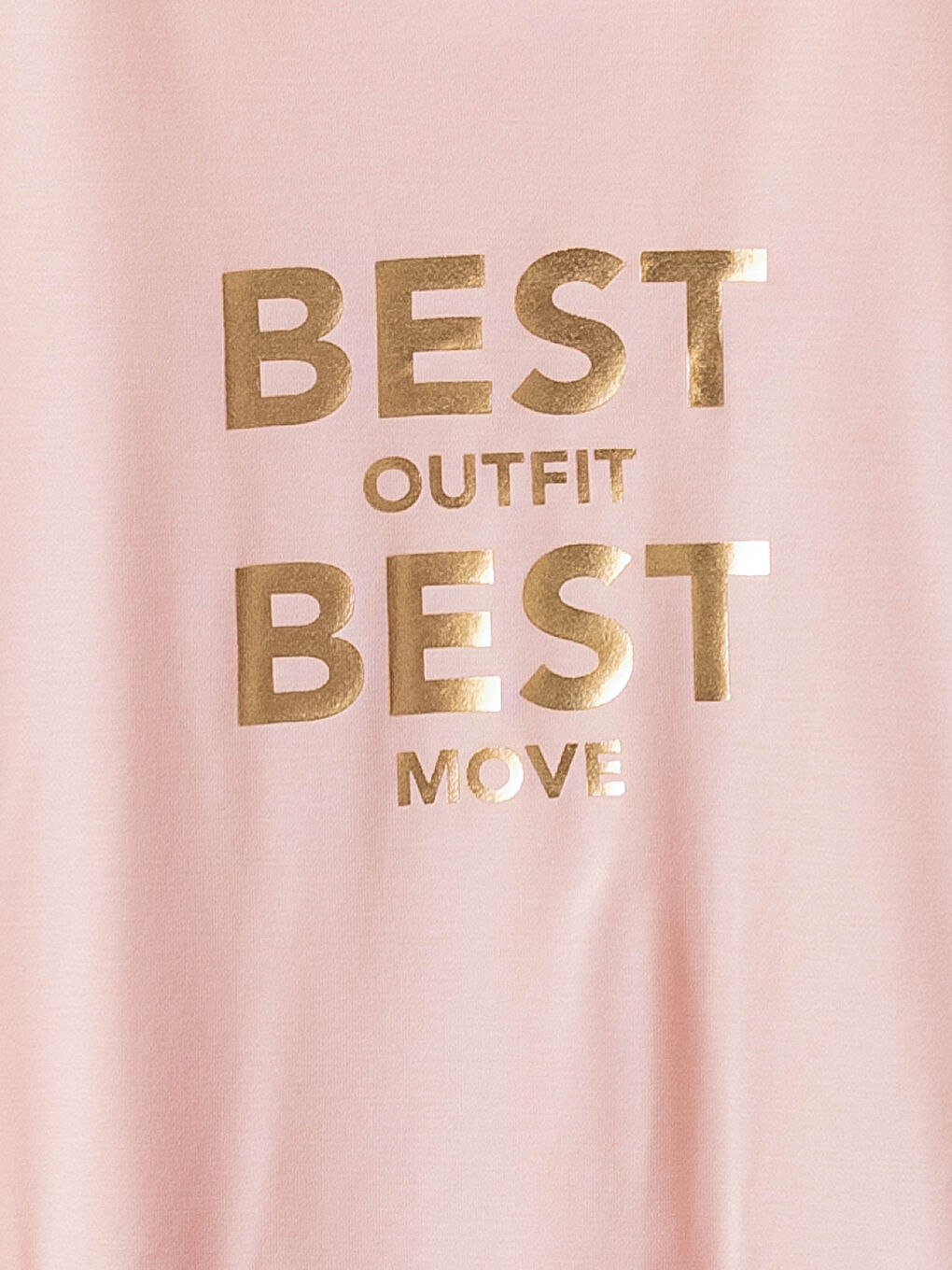 Crew Neck Printed Short Sleeve Girls' T-Shirt-2