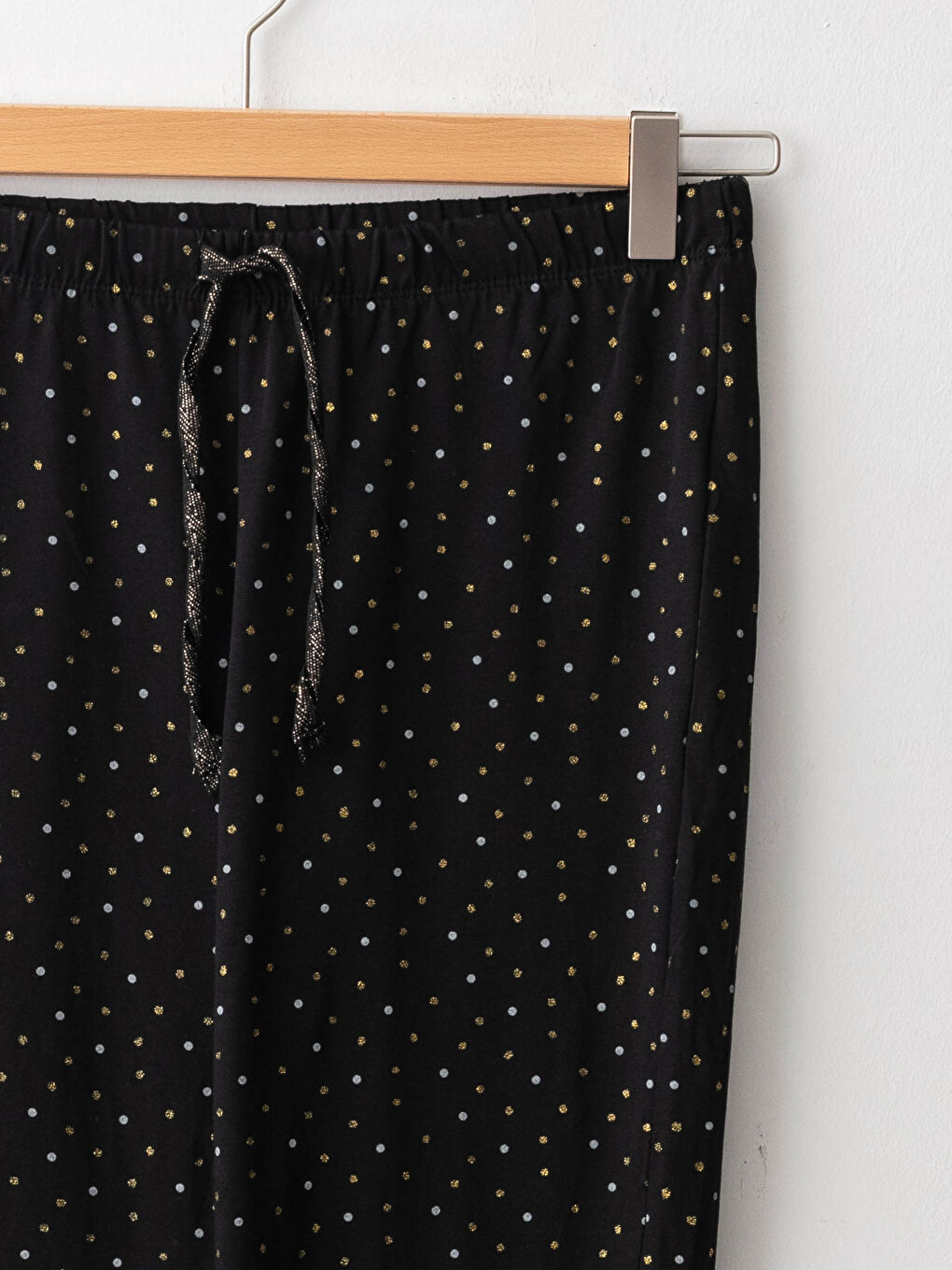 LCW DREAM Beli Lastikli Puantiyeli Pamuklu Kadın Pijama Alt -W1AB94Z8-LQJ