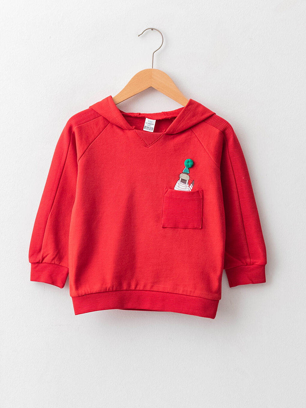 LCW baby Long Sleeve Printed Baby Boy Hoodie -W1AB98Z1-GZ0