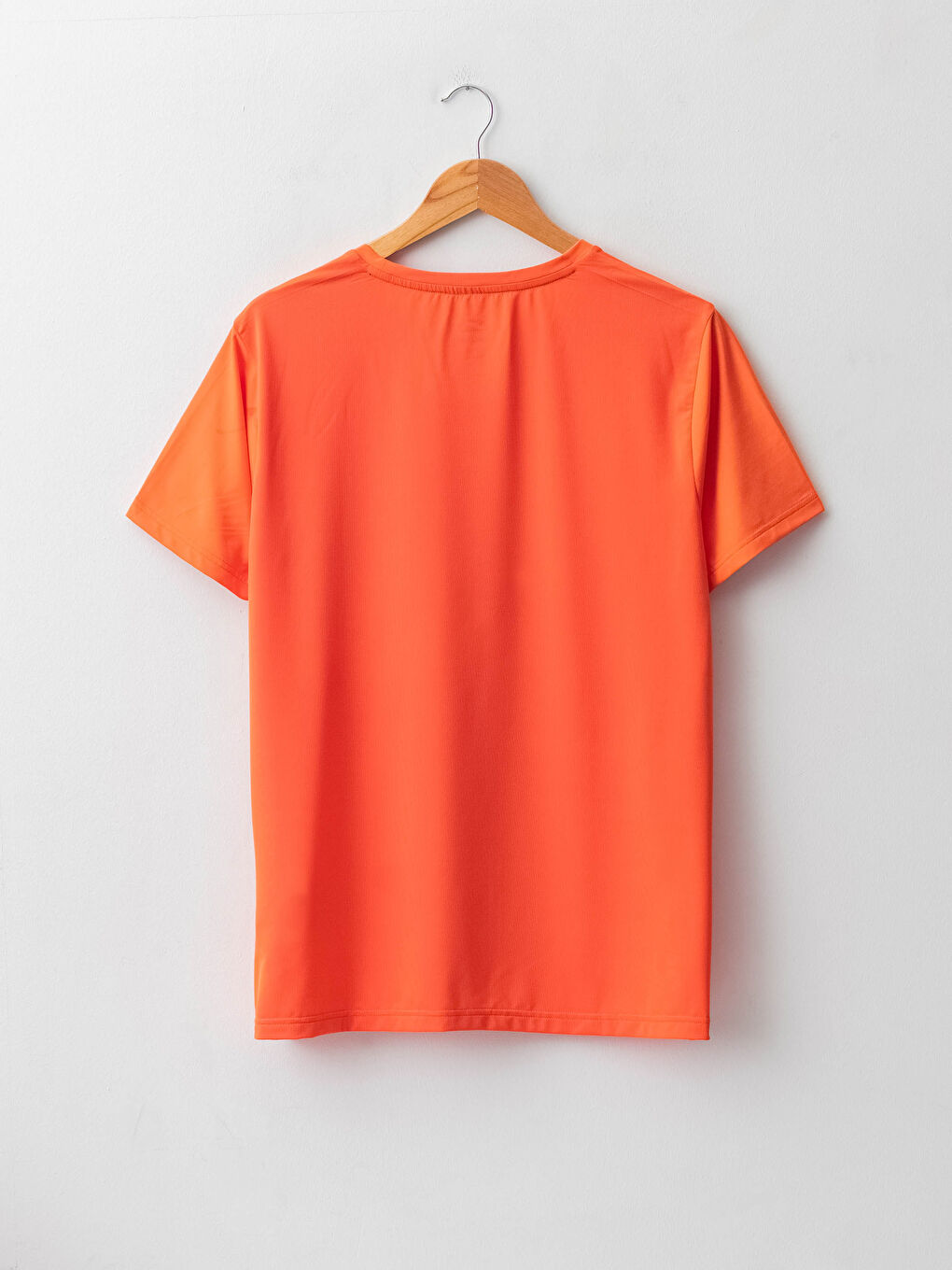 تيشيرت رياضي كم قصير بياقة دائرية للرجال-6