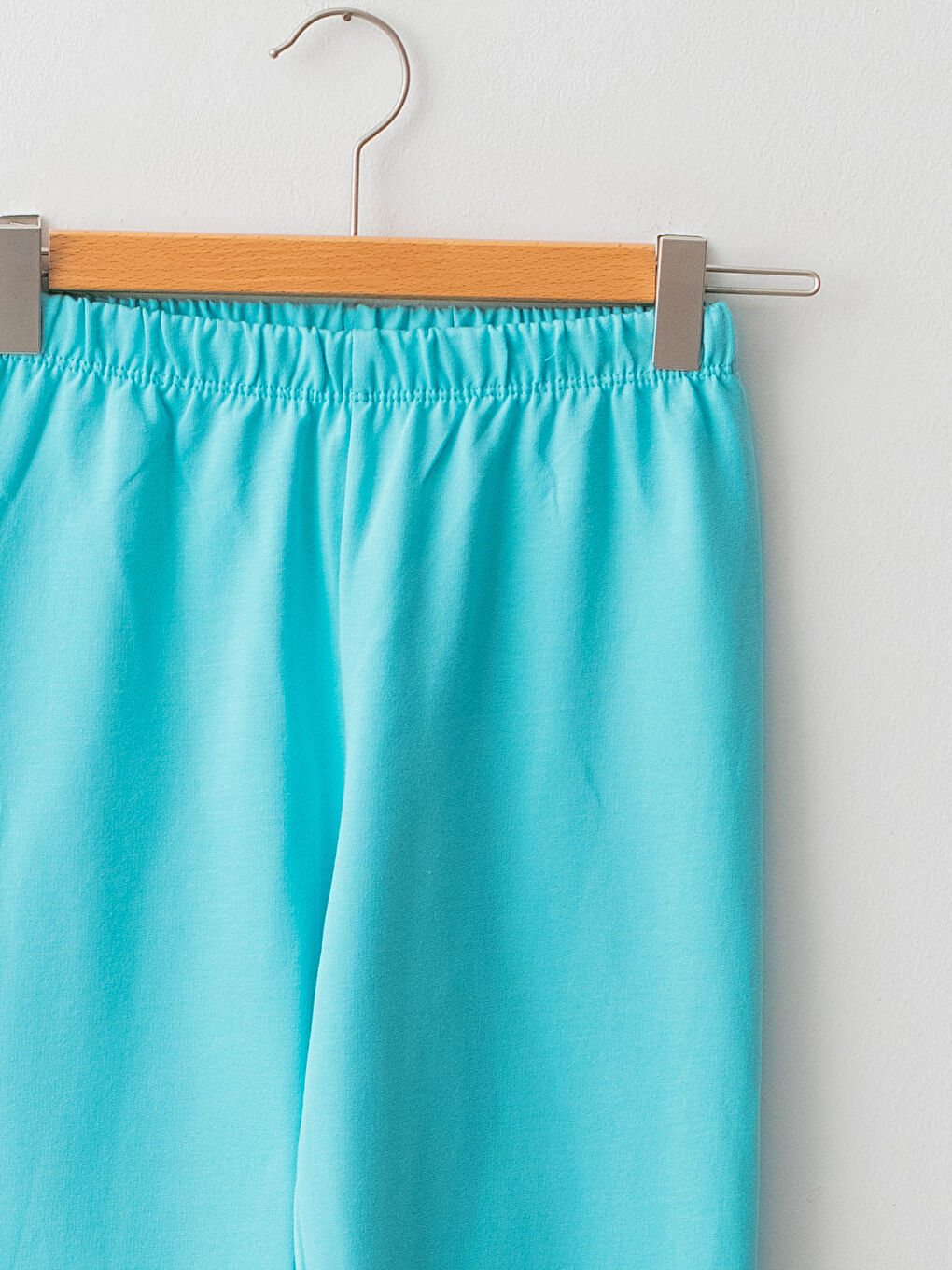 Crew Neck Basic Long Sleeve Girls Pajamas Set-2