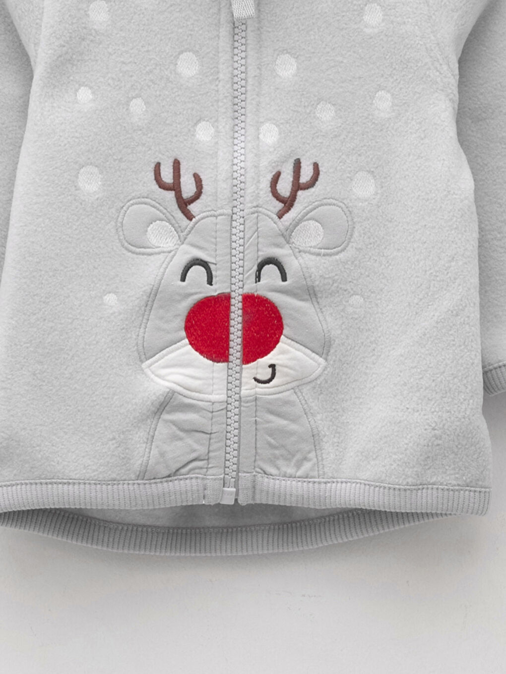 Turtleneck Long Sleeve Christmas Themed Baby Boy Zippered Sweatshirt and Pants 2-Pack-2