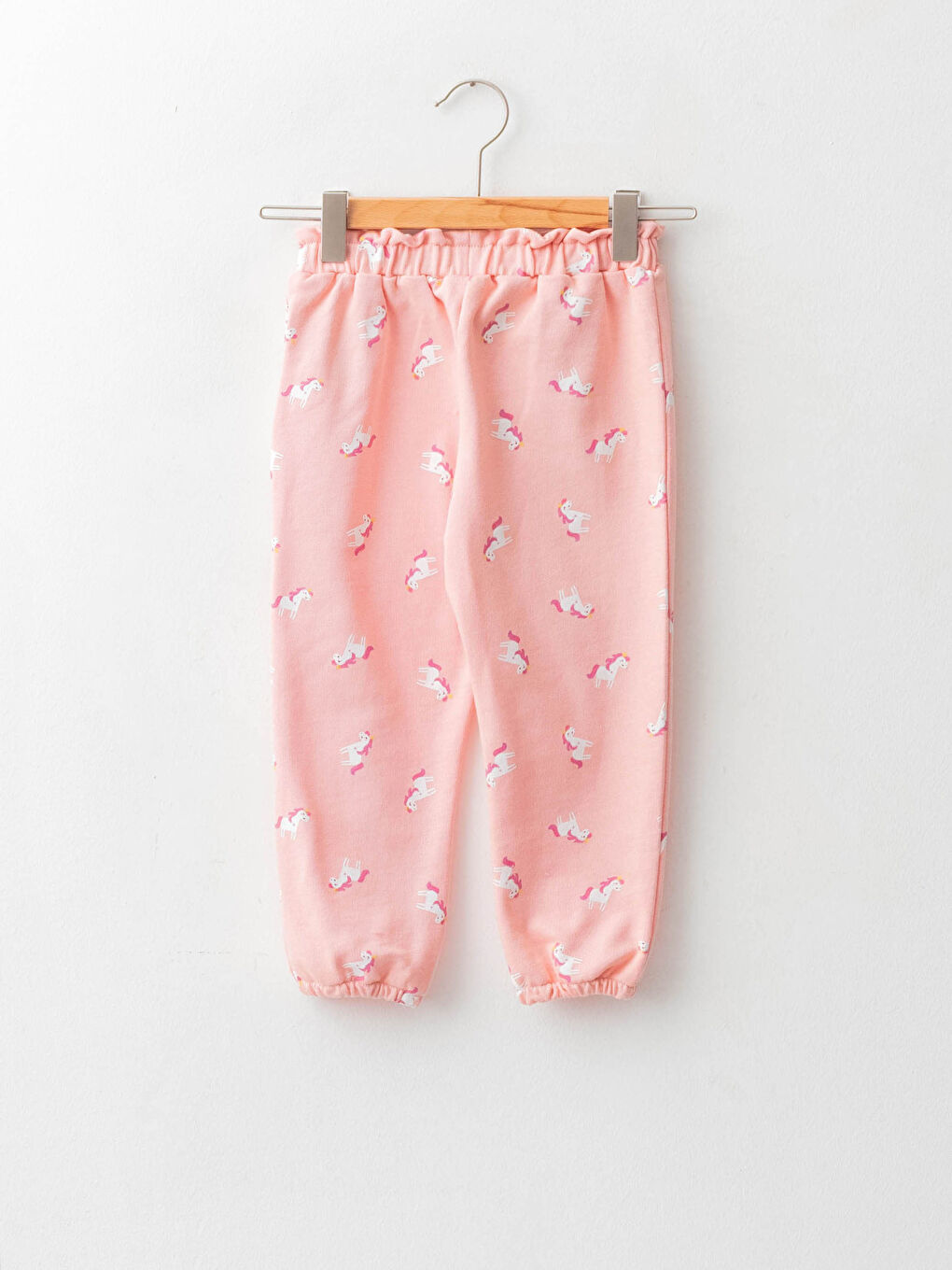 Эластичные Спортивные Штаны С Принтом Из Хлопка Для Малышки Девочки-1