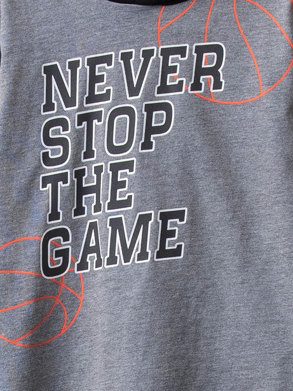 Hooded Printed Long Sleeve Boys' T-Shirt-2