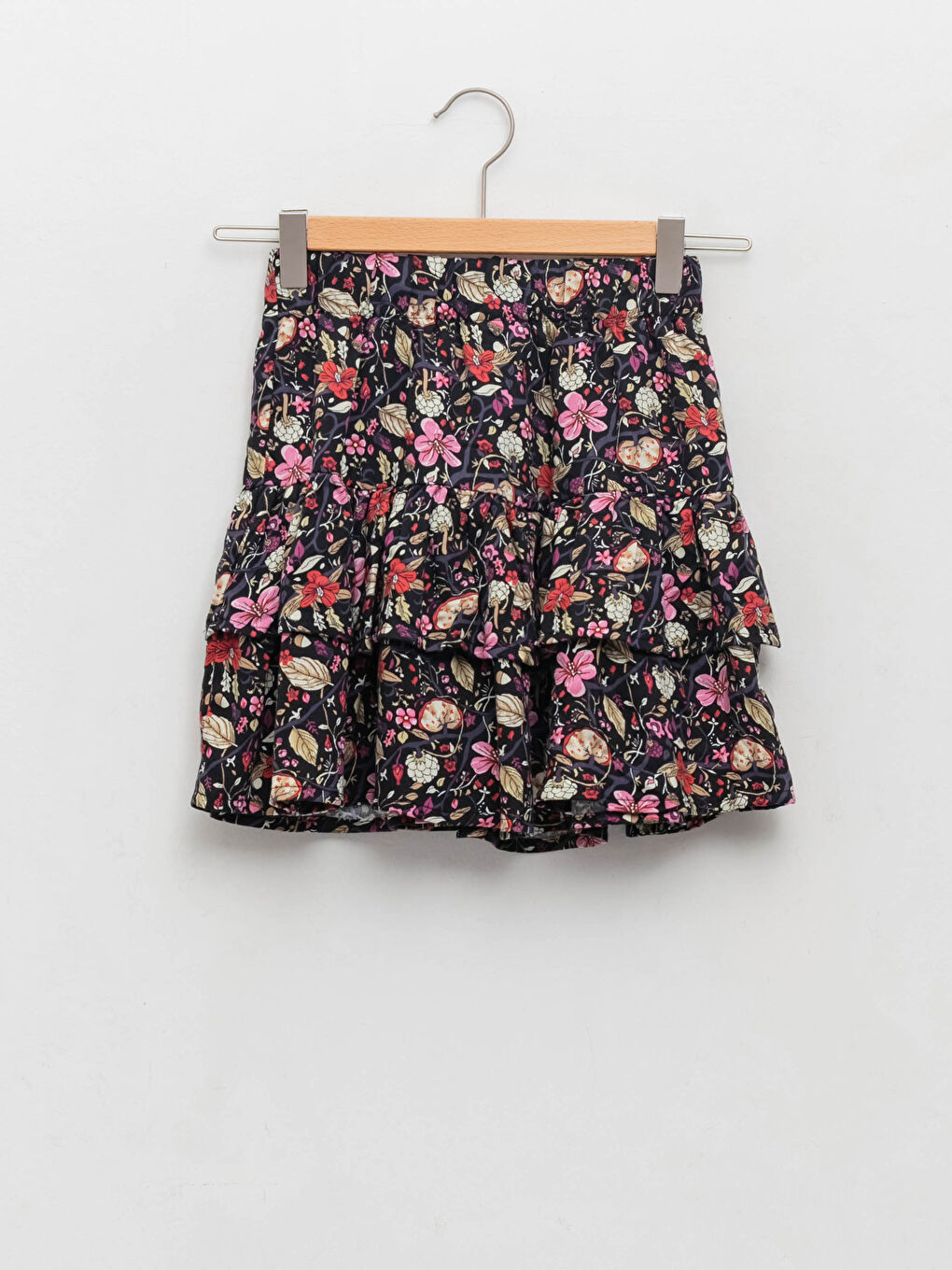 Jupe Fille Viscose Imprimée à Taille Élastique-1