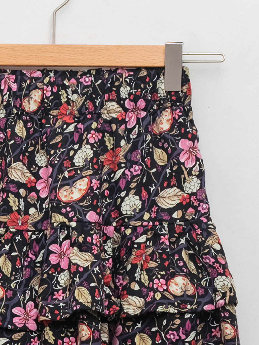 Jupe Fille Viscose Imprimée à Taille Élastique-2