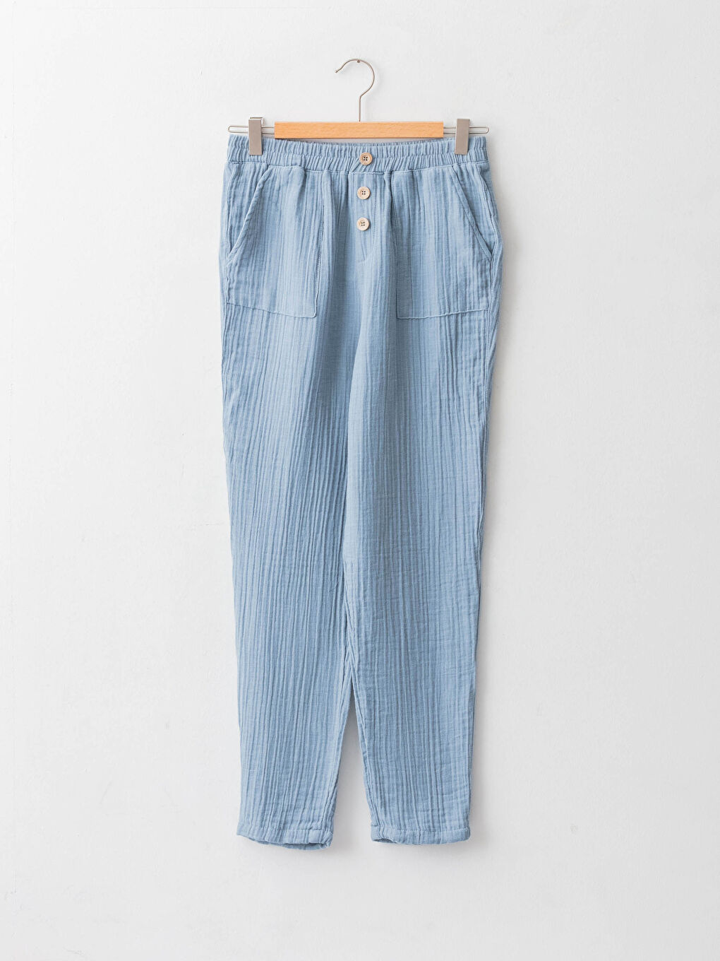 Elasticated Waist Twill Girls' Trousers