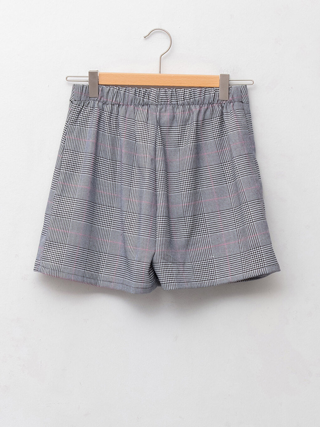 Jupe-Short Fille à Motifs en Gabardine à Taille Élastique-1