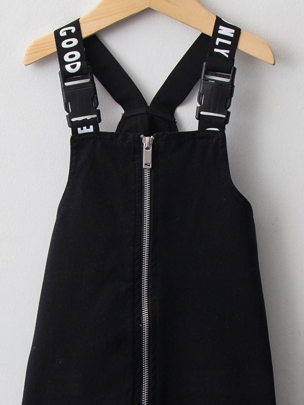 Rochie Lejeră cu Bretele Imprimată din Gabardină pentru Fete-2