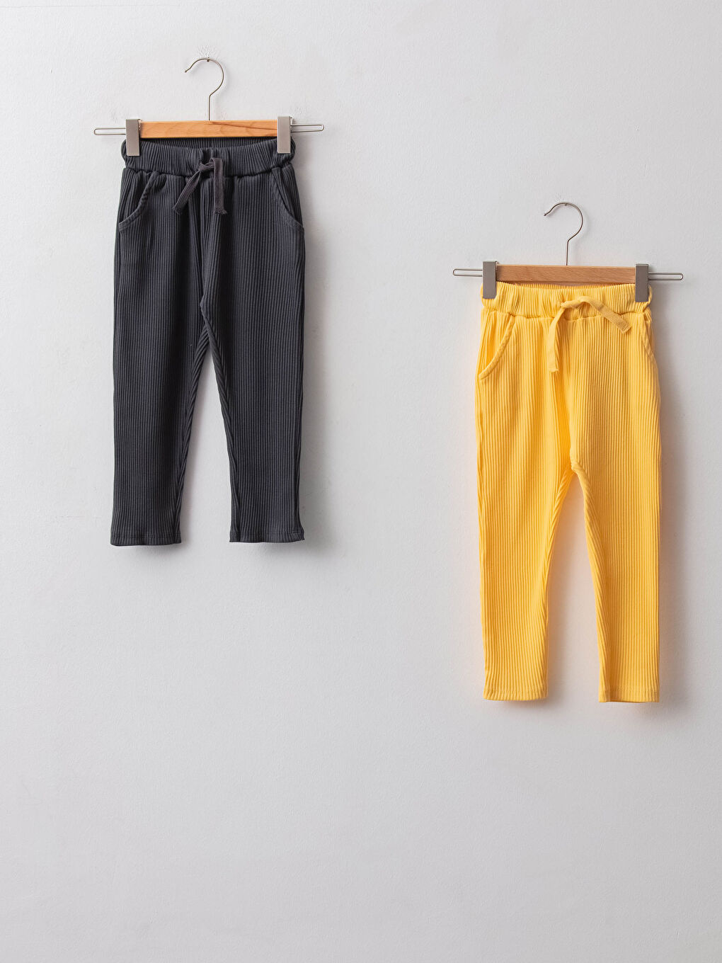 LCW baby Dotty Fit Elastic Waist Baby Boy Basic Tracksuit Bottom 2 Pack -W1AQ56Z1-HEF