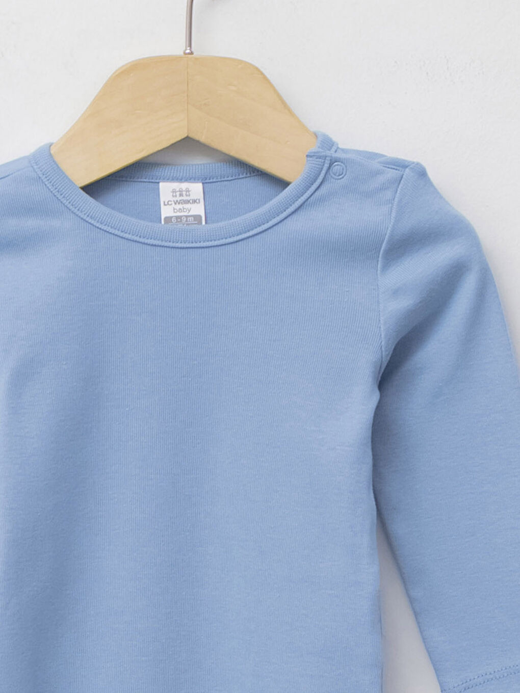 Body Bébé Basique à Manches Longues avec Col Rond et Fermeture à Pression Lot de 3 Pièces-2