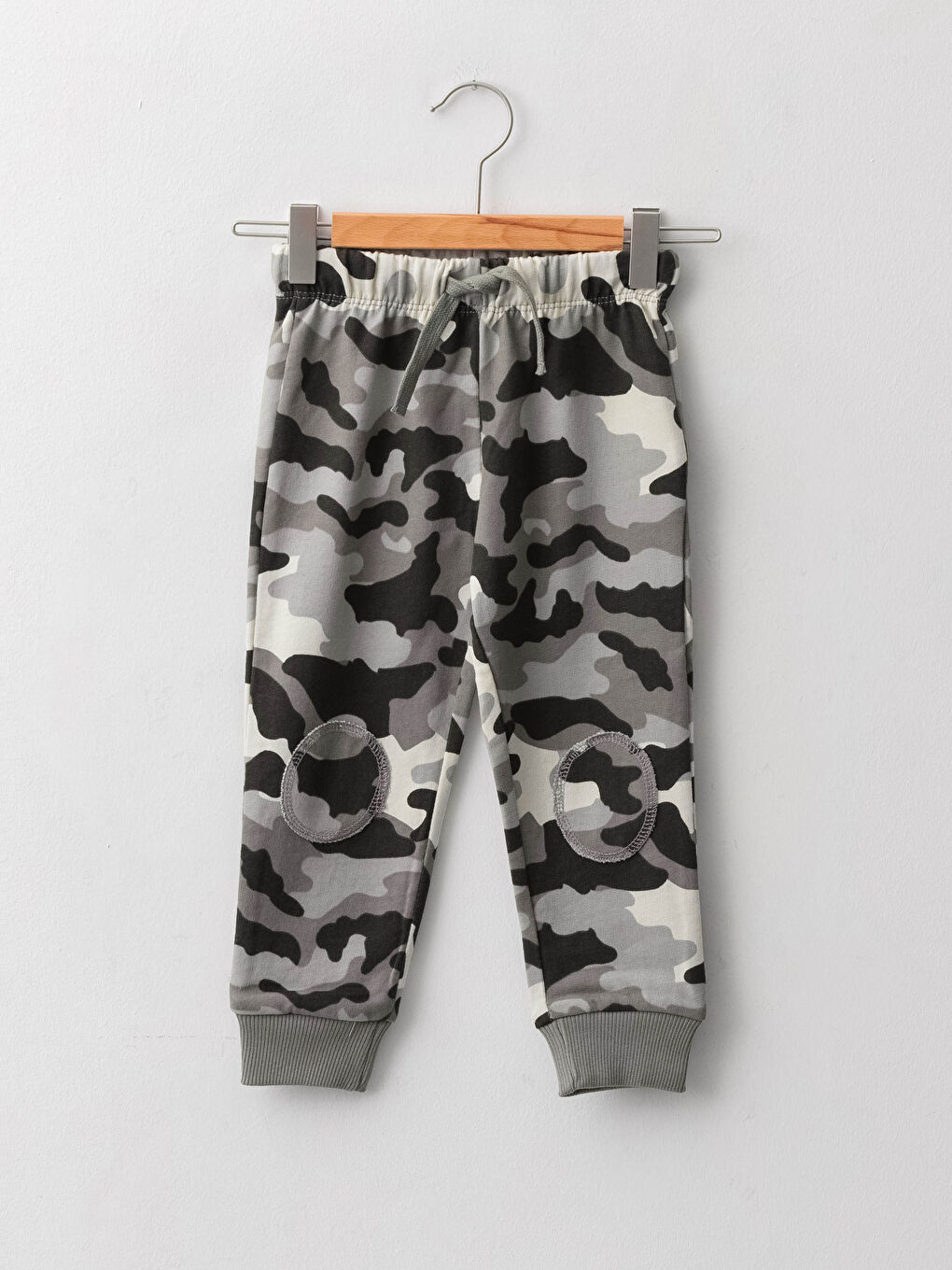 Elastic Waist Patterned Baby Boys' Jogger Sweatpants