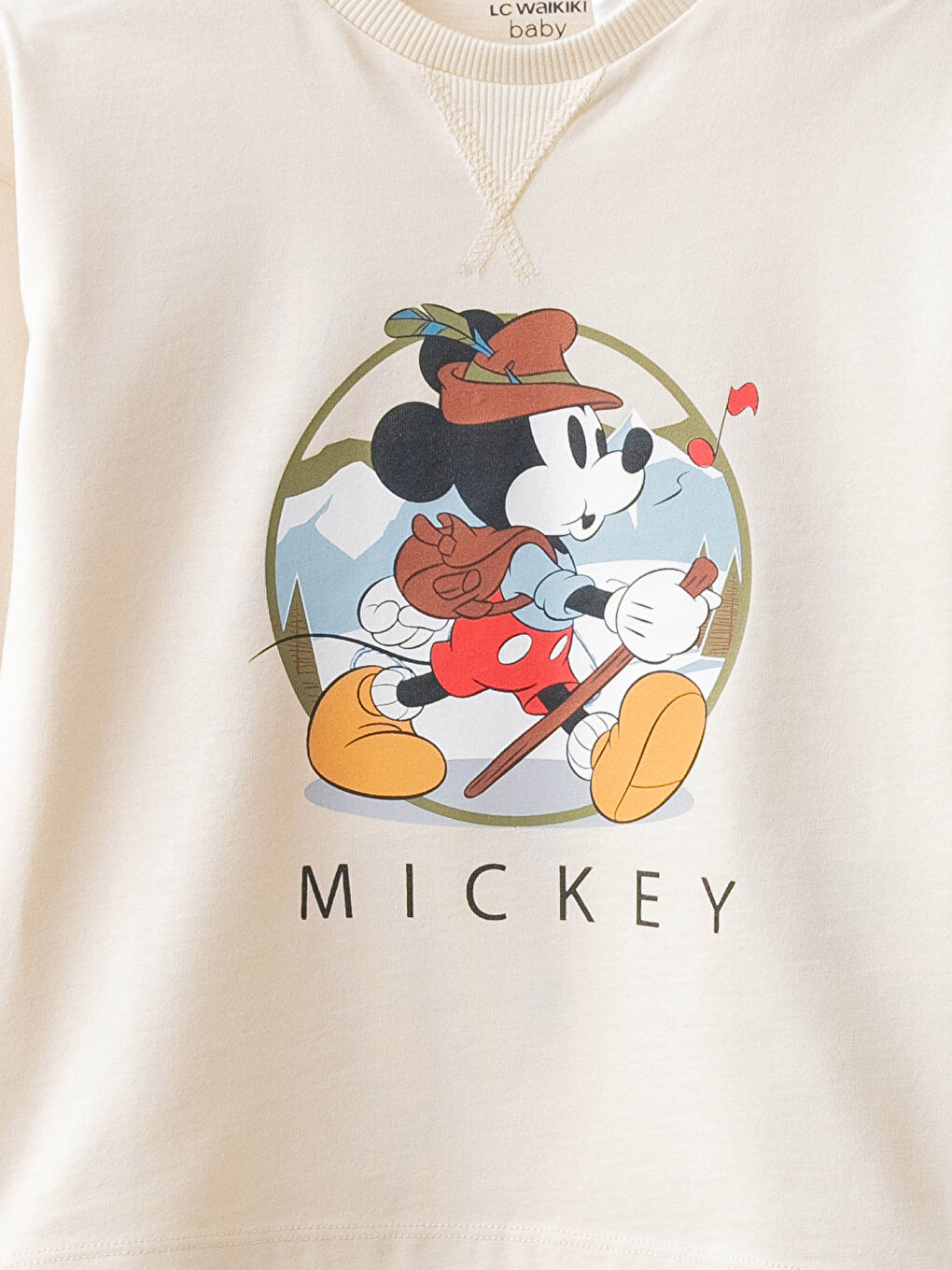 Футболка с круглым вырезом и длинным рукавом Disney с принтом из хлопка для малыша мальчика, 2 упаковки-2