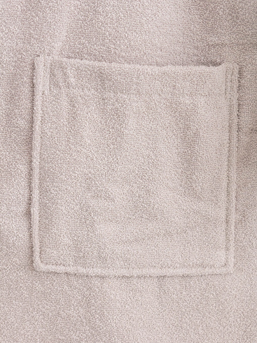 روب حمام طويل بياقة شال سادة للرجال-3