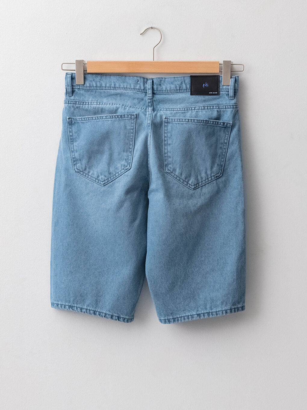 LCW Casual İndigo Standart Kalıp Bermuda Erkek Jean Şort - 9