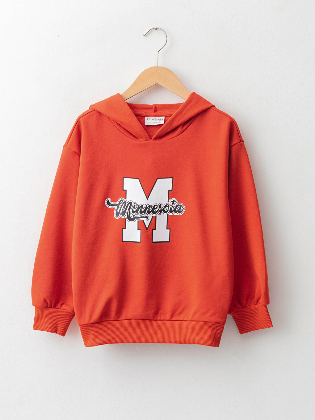 Толстовка с капюшоном, с принтом, с длинным рукавом, для девочек-4