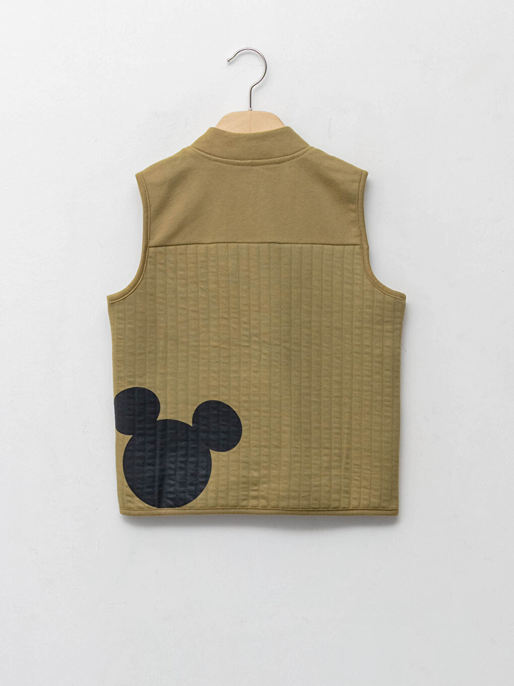 LCW baby Turtle Neck Mickey Mouse Printed Baby Boy Zippered Vest -W1BA85Z1-GUW