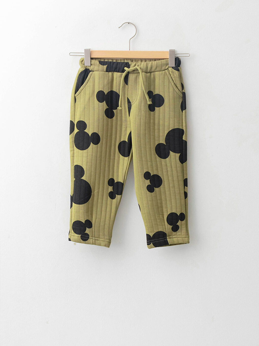 بنطلون رياضي للأولاد الرضع بطبعة ميكي ماوس بخصر مرن-4