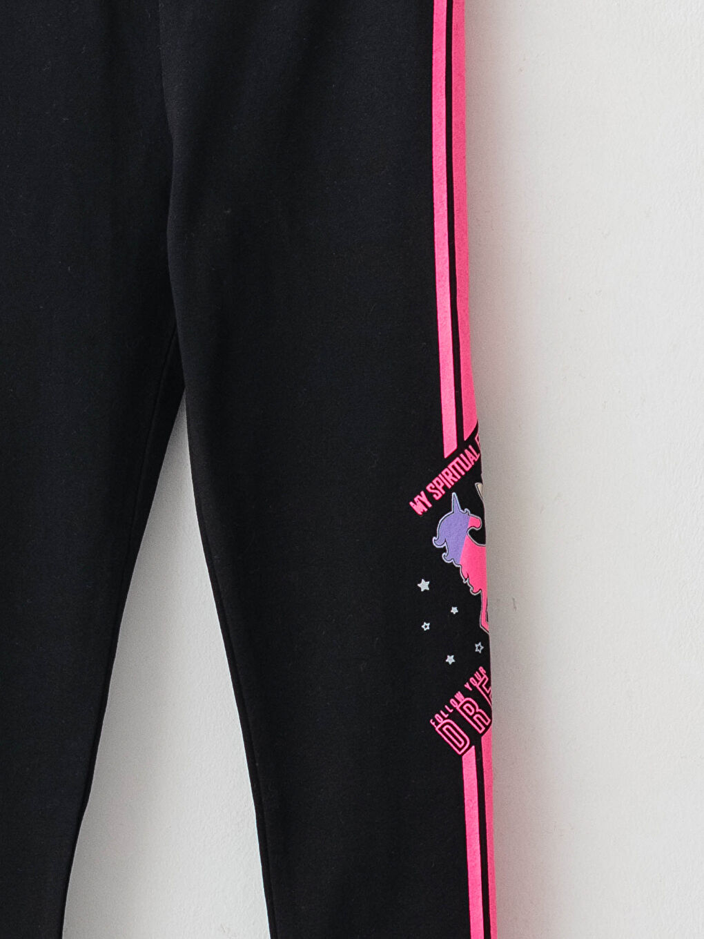 Girls' Printed Long Leggings with Elastic Waist-2