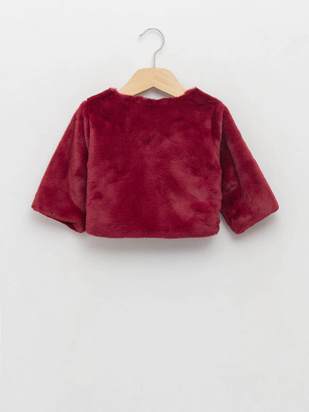 LCW baby Bisiklet Yaka Uzun Kollu Pelüş Kız Bebek Bolero -W1BB88Z1-M6E