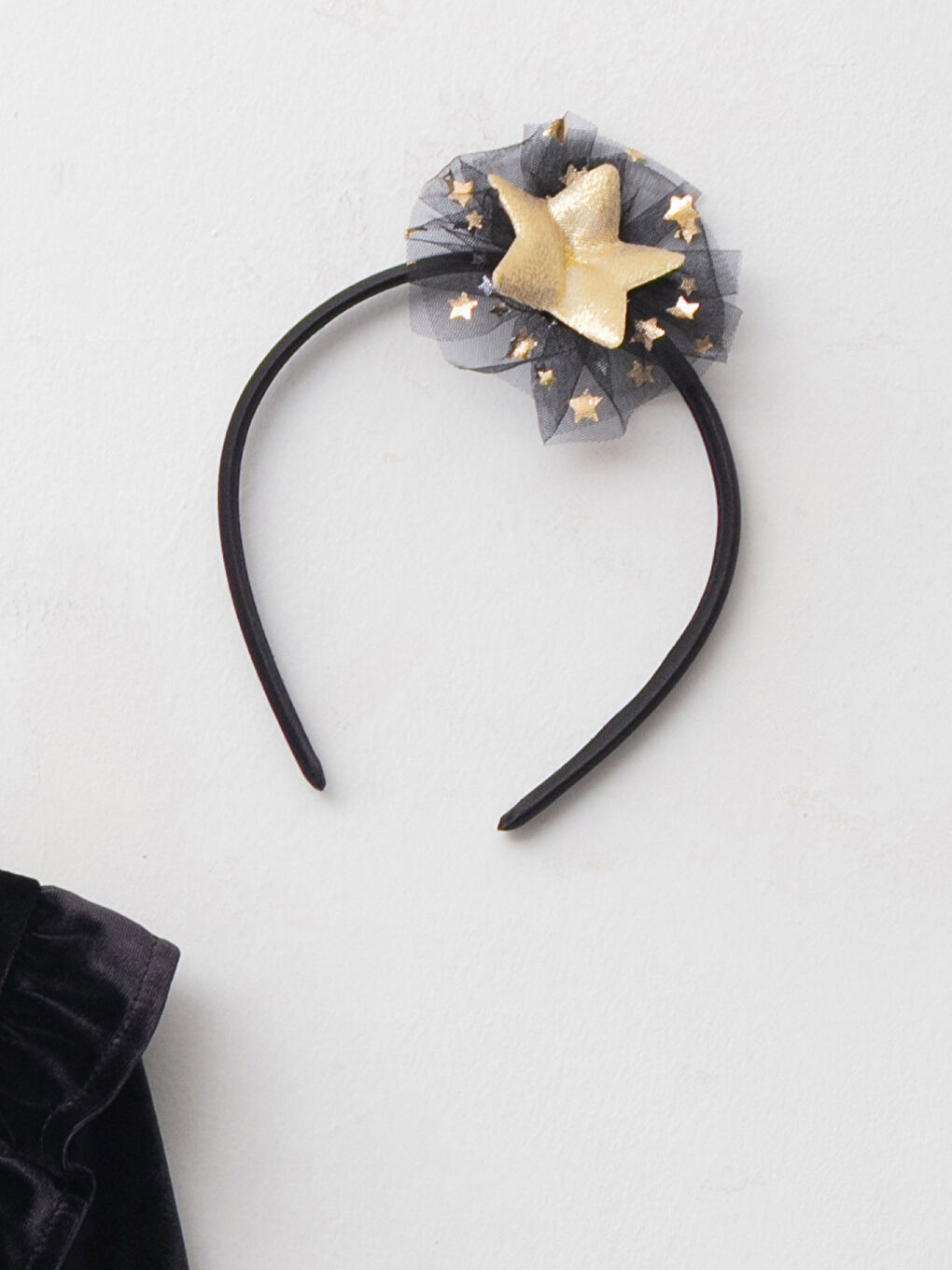 Crew Neck Long Sleeved Basic Velvet Baby Girl Dress and Crown 2 Piece Set-2