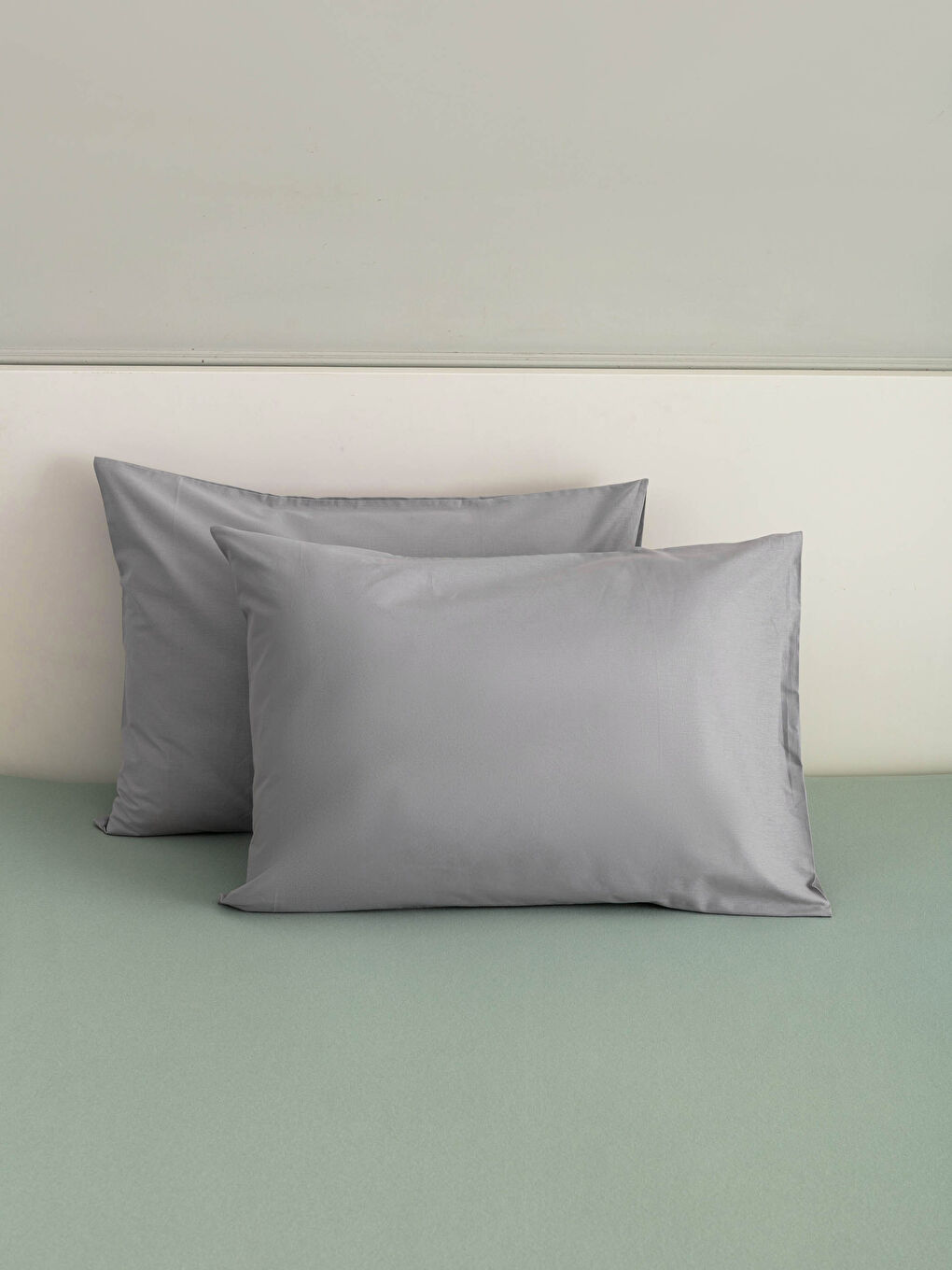 Plain Woven Pillow Case 2 Pack 50x70 Cm-1