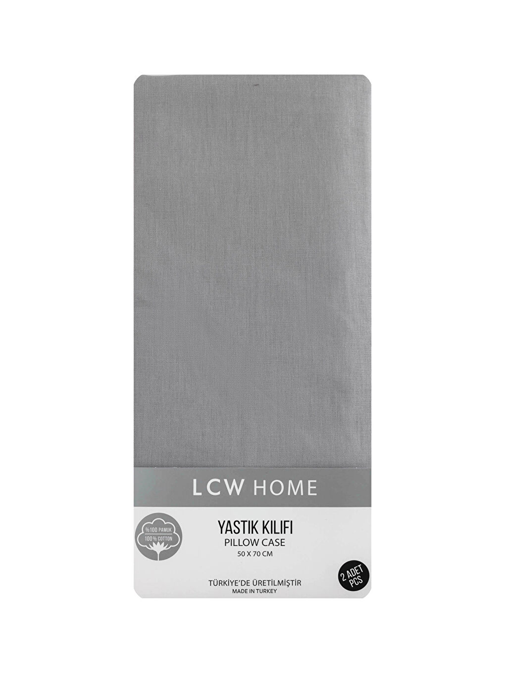 Plain Woven Pillow Case 2 Pack 50x70 Cm-3
