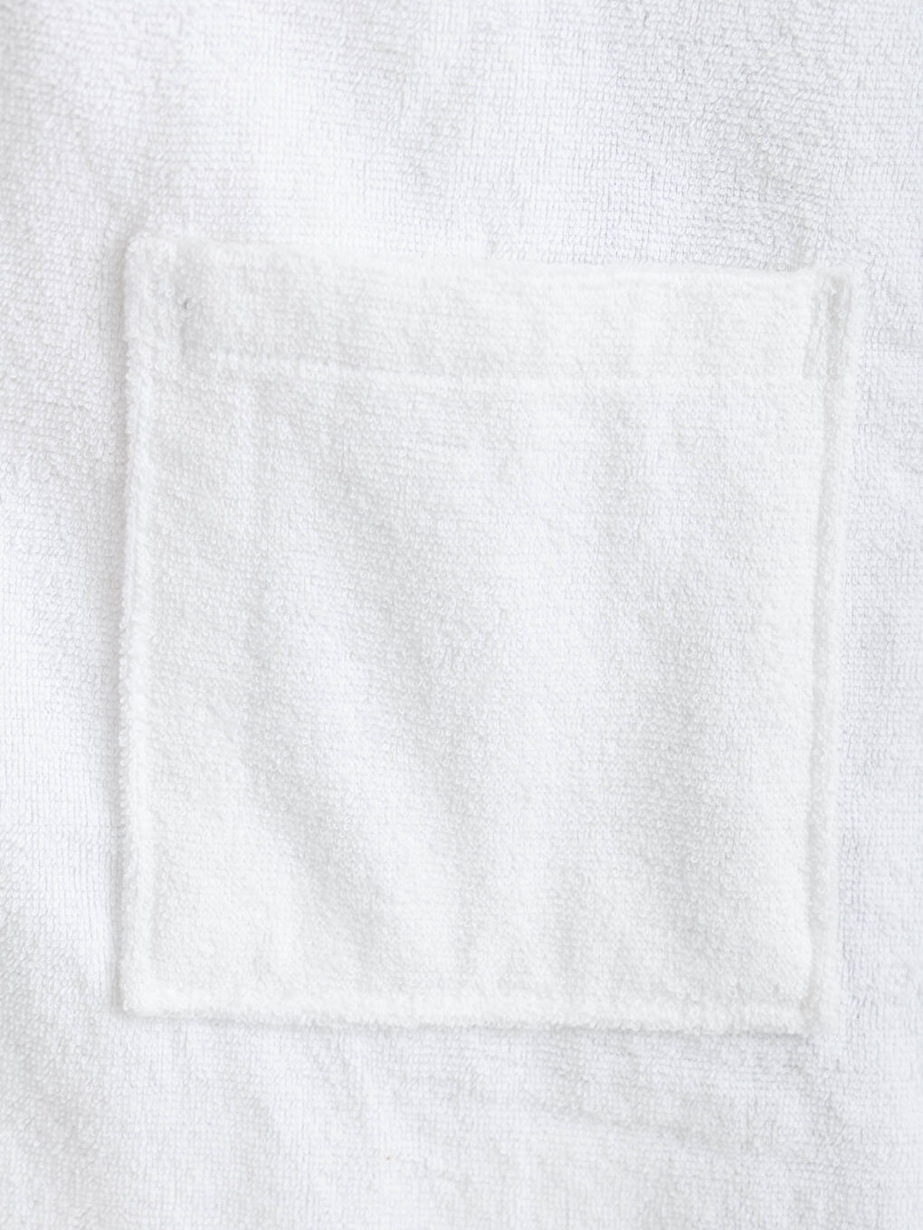 Beyaz Kapüşon Yaka Jakarlı Bukle Erkek Bornoz-4