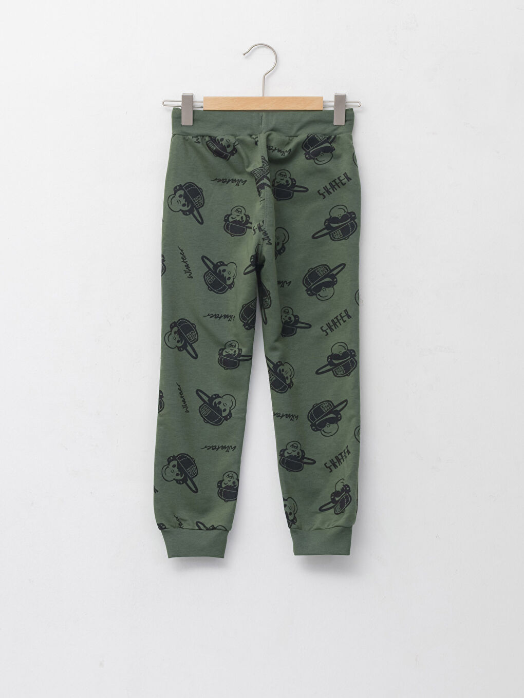 Спортивные джоггеры для мальчиков с принтом и эластичным поясом-1