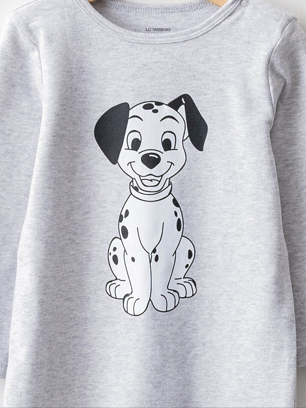 Crew Neck Long Sleeve 101 Dalmatians Printed Baby Boy Rompers 2 Pack-2